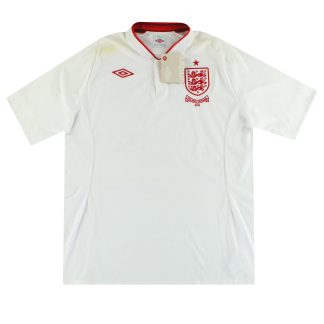 2012 England Umbro 'Poland/Ukraine' Home Shirt *w/tags* XL - England / w/tags / XL