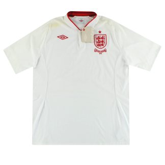 2012 England Umbro 'Poland/Ukraine' Home Shirt *w/tags* XL - England / w/tags / XL