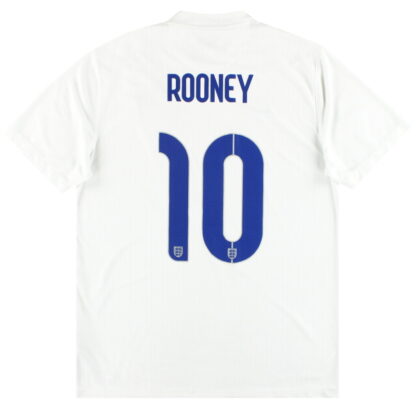 2014-15 England Nike Home Shirt Rooney #10 L