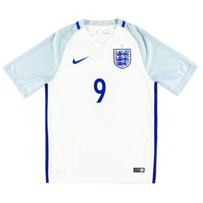 2016-17 England Nike Home Shirt #9 L - England / Excellent / Large