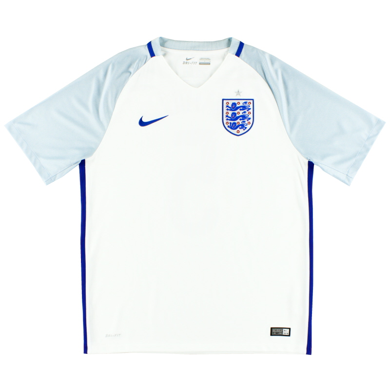 201617 England Nike Home Shirt L Retro England Shirts
