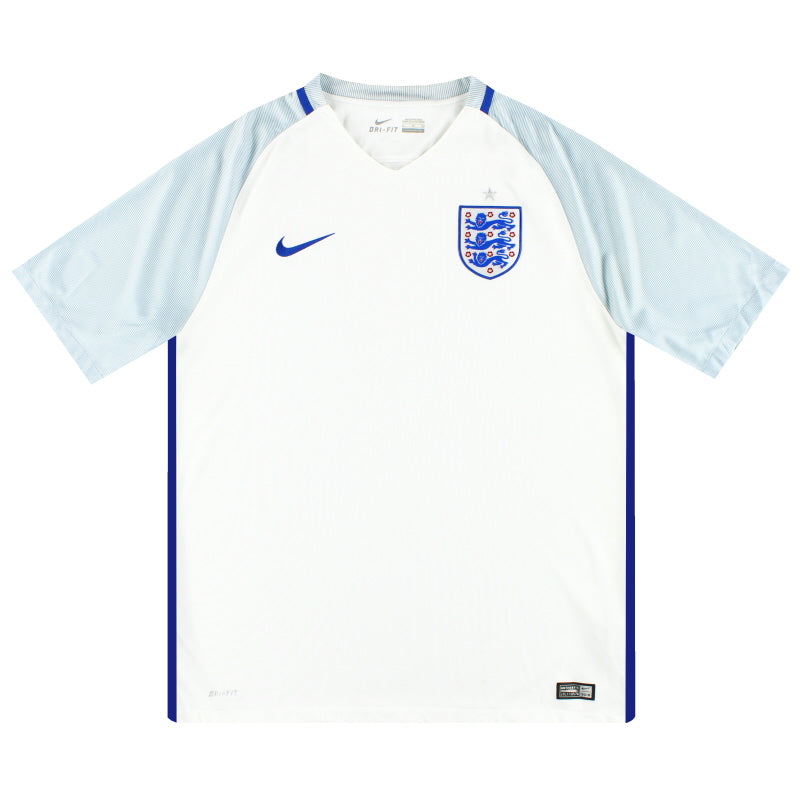 2016-17 England Nike Home Shirt L - England / Very Good / Large