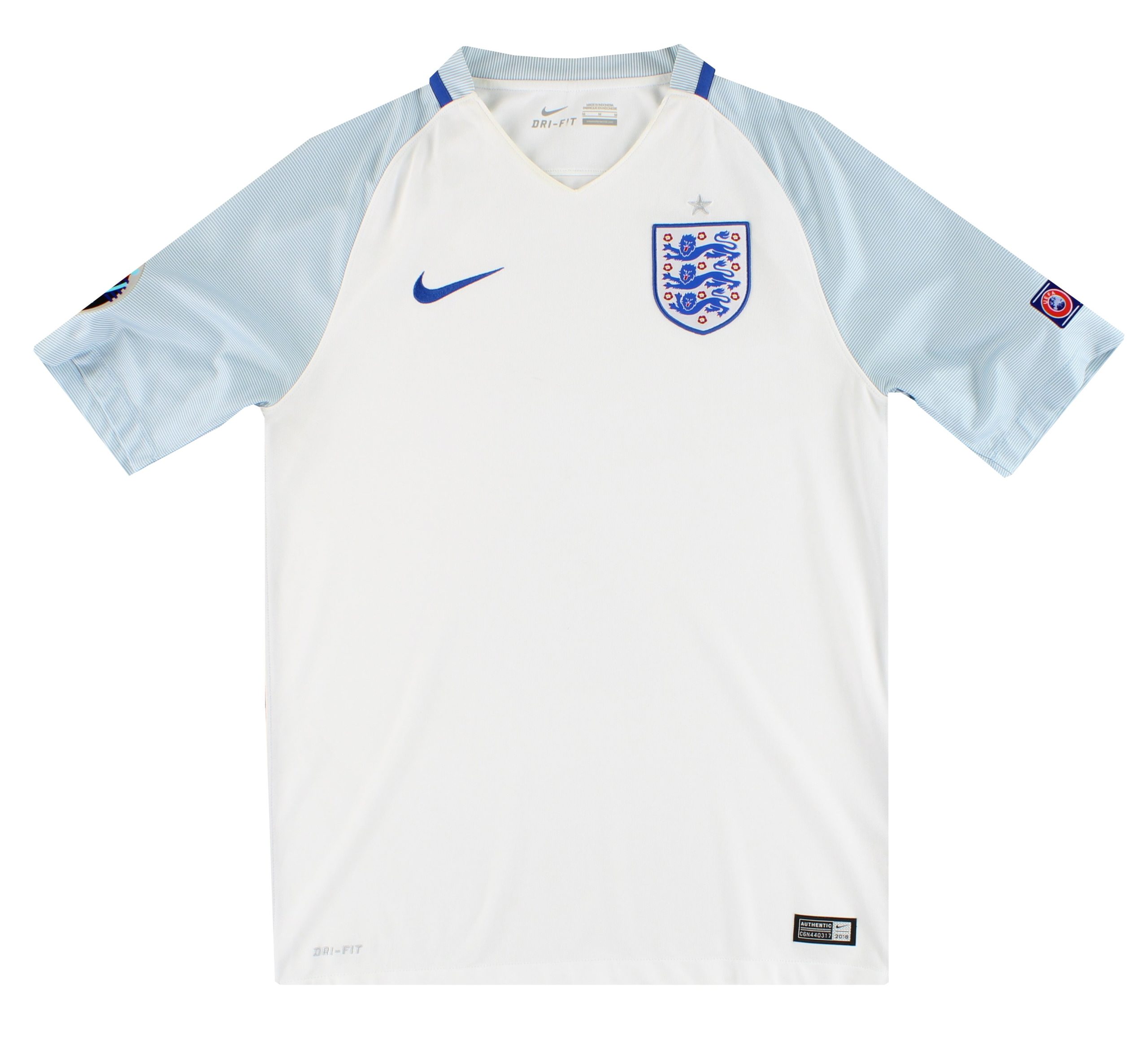 2016-17 England Nike Home Shirt M - England / Very Good / Medium