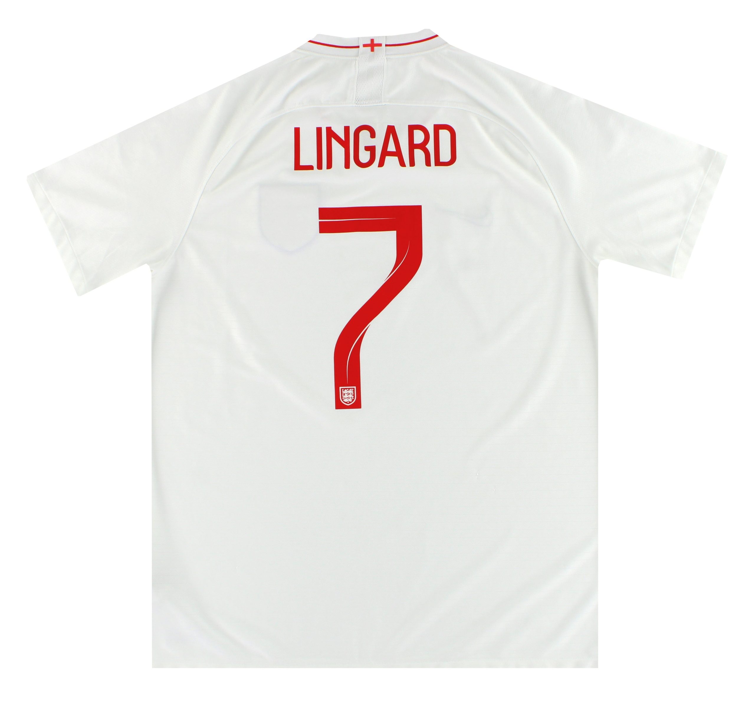 2018-19 England Nike Home Shirt Lingard #7 XL - England / Excellent / XL