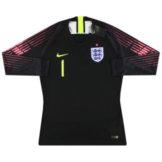 2018-20 England Nike Player Issue Goalkeeper Shirt #1 *As New* L - England / As New / Large
