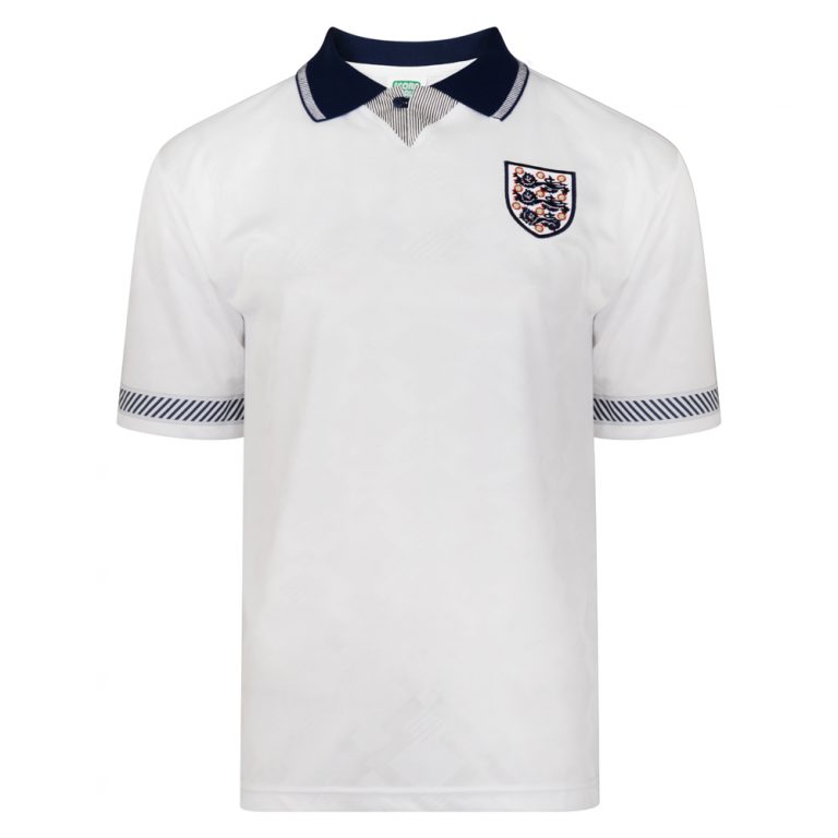 England 1990 World Cup Boys Retro Football Shirt - Retro England Shirts