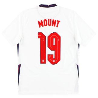 2020-21 England Nike Home Shirt Mount #19 M - England / Excellent / Medium