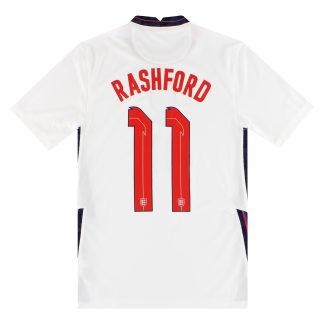 2020-21 England Nike Home Shirt Rashford #11 XS - England / Excellent / XS