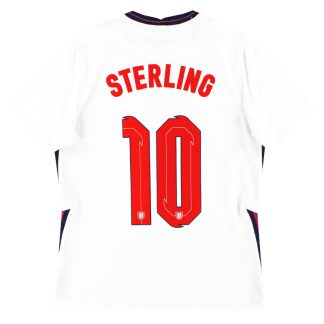 2020-21 England Nike Home Shirt Sterling #10 M