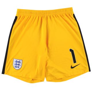 2020-21 England Nike Player Issue Goalkeeper Shorts #1 *As New* L