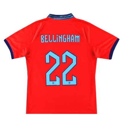2022-23 England Nike Away Shirt Bellingham #22 M - England / Excellent / Medium