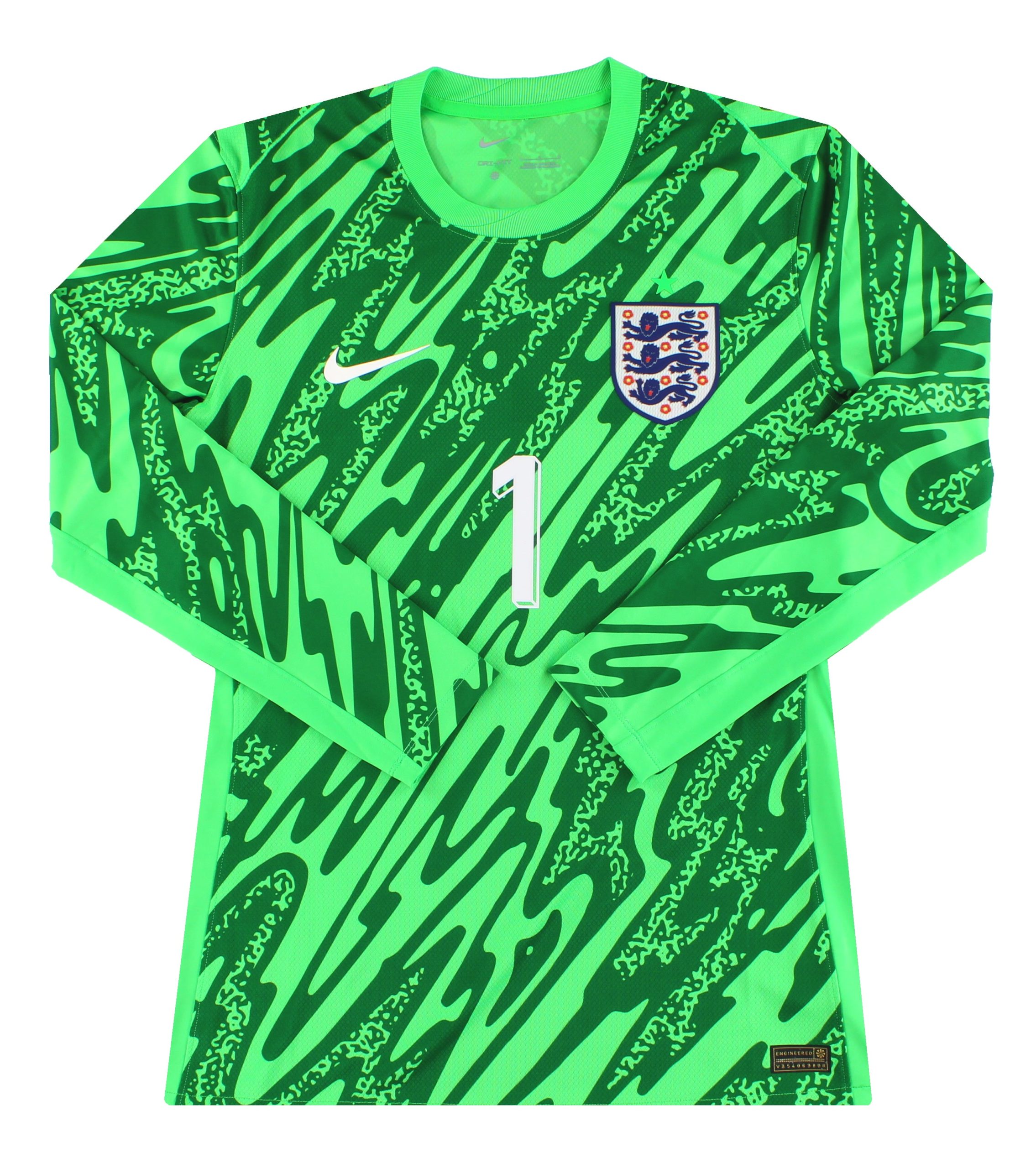 2024-25 England Nike Player Issue Goalkeeper Shirt - England / Large / 1