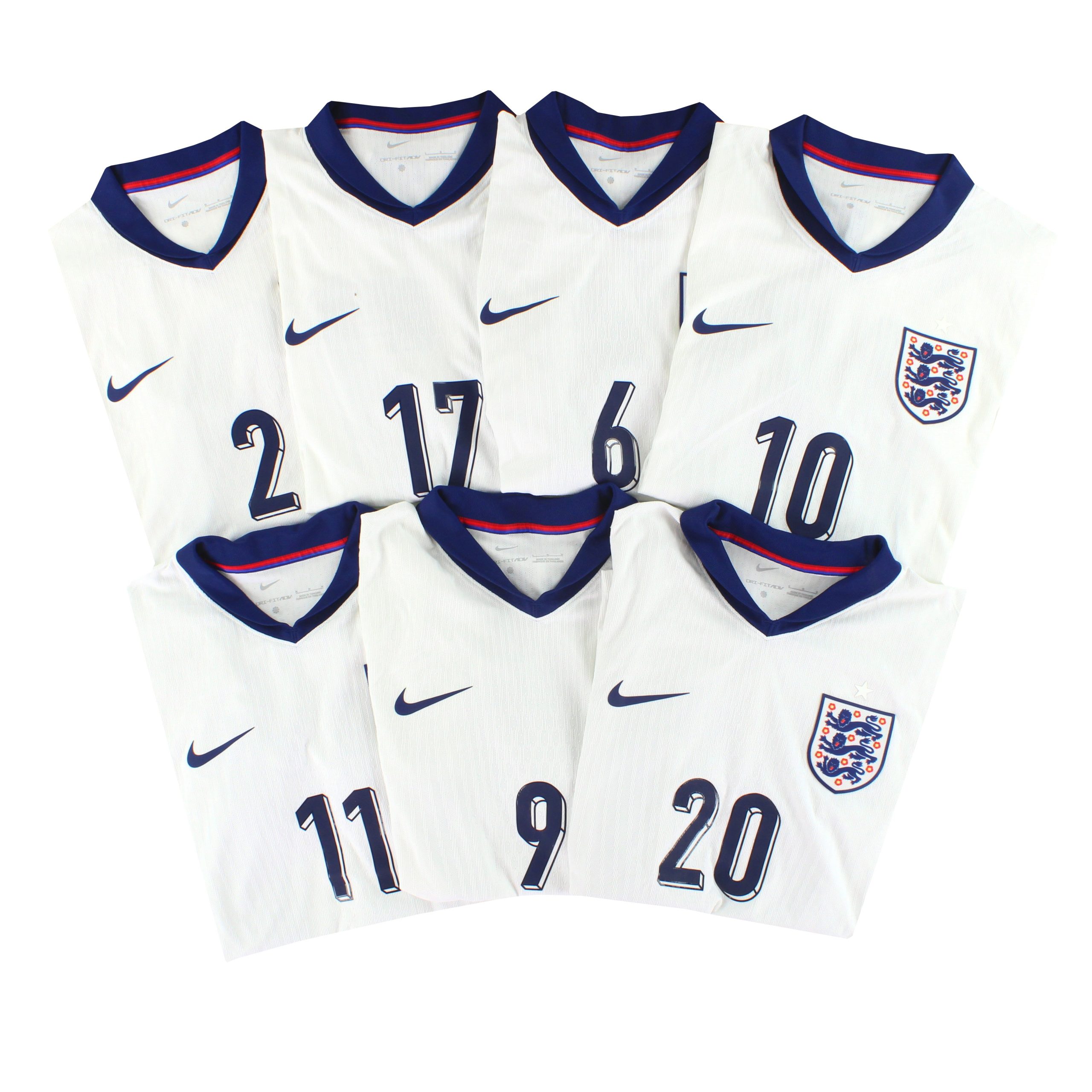 2024-25 England Nike Player Issue Home Shirt - England / Medium / 15