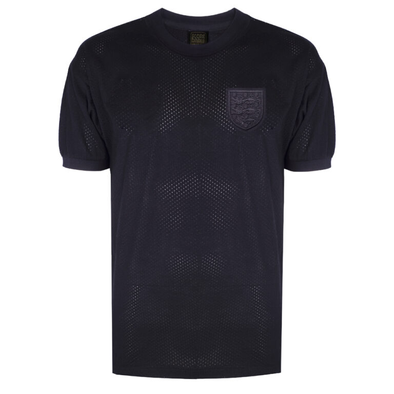 England 1970 Black Out No6 Retro Football Shirt Retro England Shirts