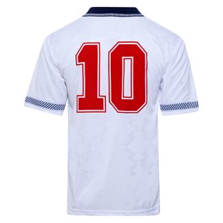 England 1990 World Cup Finals No10 Retro Shirt