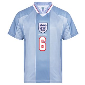 England 1996 Away Euro No.6 Southgate Retro Shirt