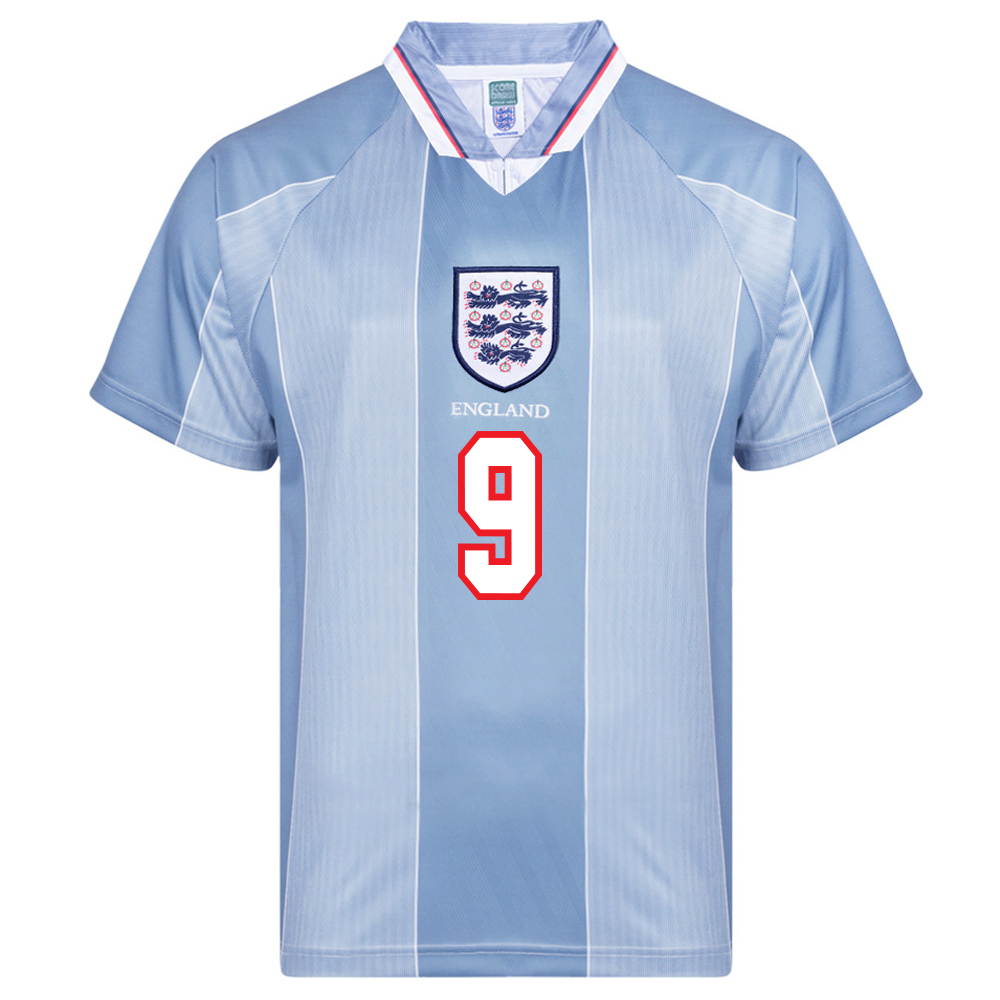 England 1996 Away Euro No.9 Shearer Retro Shirt