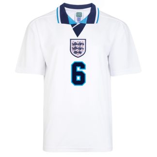 England 1996 Euro No6 Southgate Retro Shirt