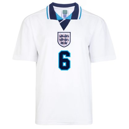 England 1996 Euro No6 Southgate Retro Shirt